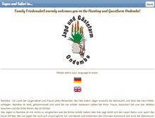 Tablet Screenshot of namibia-jagdfarm.com